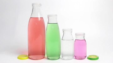 200ml glass milk bottle