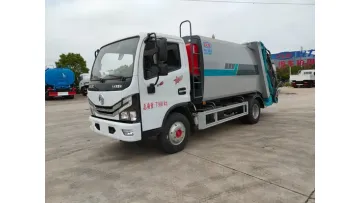 Cheaper Dongfeng 4X2 7cbm High-Volume Compressed Collector Truck1