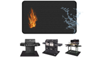Under BBQ Grill Mats Floor Mat for Outdoor Grill Deck Fire Pit Mat Double-Sided Fireproof Oil Proof Easy to Clean Reusable Patio1