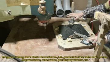Small Wood Nightstand Production