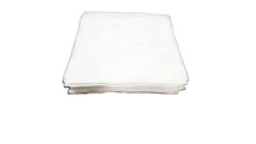 White embossed polyester sandwich mesh dots mini pad padding fabric1
