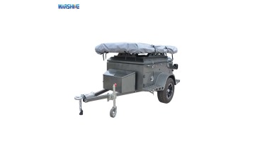 Single-Axle Enclosed Utility Trailer Display