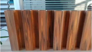 Hot -selling product wpc wall panel wood grain color PVC wall panel1