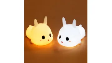 Cute Cartoon Animal Silicone Lamp for Baby Night Decor1