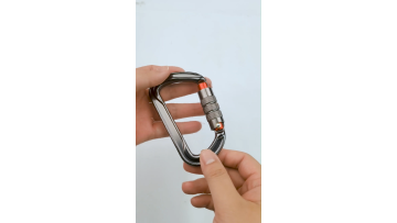 JENSAN Custom Carabiner Clips Aluminium Snap Hook 30kN Ultra-Light Locking Climbing Carabiner Customized the LOGO1