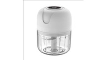 Mini Electric Garlic Press Ginger Masher Machine USB Charging Plastic Kitchen Tool PP Cutter Meat Chili Crusher Food Use1