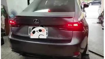 Lexus IS red color