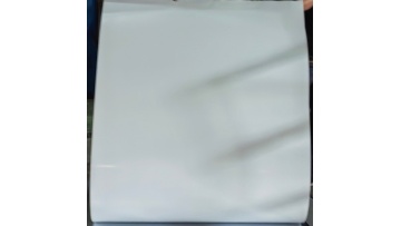 White roller-coated writing board