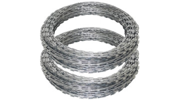 Razor wire price in pakistan high density galvanized iron razor blade wire mesh fences Concertina razor barbed wire1