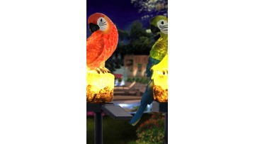 Hot Sell Parrot Solar LED Outdoor Stake Light  For Garden Pathway Park Lawn Landscape Security Landscape Park Hotel1