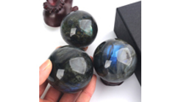 Wholesale Natural Healing Crystal Energy Crystal Sphere Ball Labradorite Sphere for  Decoration1