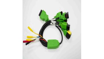 2 Meter J1939 Green Connector for Vehicle Diagnostics