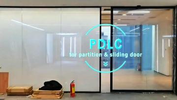PDLC for sliding door