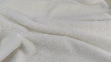Hot sale single sided plain dye 100 polyester knit blanket one side brushed fleece flannel fabric for clothing1