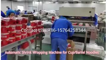 Cup instant noodle shrink wrapping