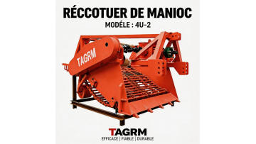Récolteuse de Manioc Haute Performance | La Solution pour une Agriculture Moderne