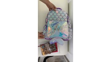 New design 2020 sequin iridescence bags school bags mermaid luxury backpack girls bag1