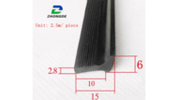 Super price machine tool steel telescopic cover and black rubber scraping lip of scraper black wiper1