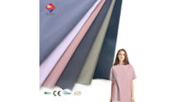 Fashionable Stretch Multi-color Breathable Yarn Dyed Knit Fabric for Women T-shirt1