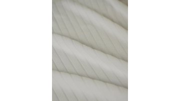Soft Stretch Sweater Knit Fabric Breathable Apparel Textile T-Shirt 8*3 White Rib Knit Fabric1