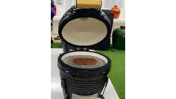 Big Black Egg BBQ 16 Inch Kamado Grill Ceramic Green1