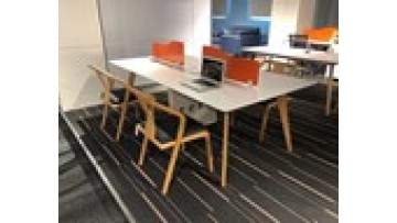 Modern European Simple Wood Office Workstation Screen High Quality with Modular Feature Fashion Baking paint process1