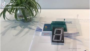 High quality super high bright red color big size 1 digit  2.3 inch 7 segment led display1