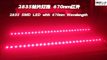 2835 SMD LED with 670nm Wavelength