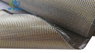Metallic carbon fiber red reflection silver fabric 40