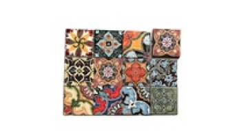 Colorful Spanish Style Antique Art Wall Tile 150x150mm for Bathroom and Kitchen1