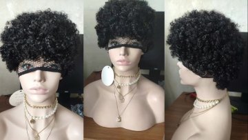 China wholesale vendors cheap short afro kinky curly pixie cut brazilian virgin human hair wigs for black women1