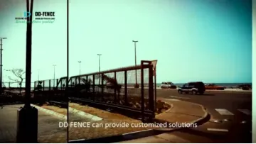 358 Anti Climb Cut Metal Fence
