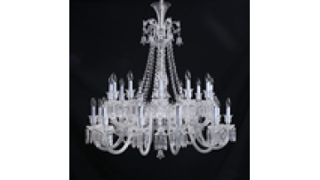 High-End K9 Crystal Prisms Chandelier for Churches and Hotels1
