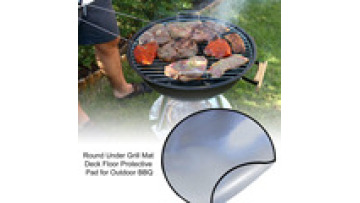 Fire Retardant Floor Mat 38 inch Fire Pit Mat Floor Grill Mat1