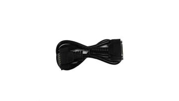 Black DB15 Cable with Dual Male and Female Connectors