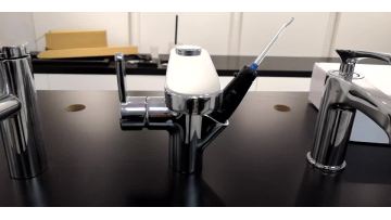 Black Mixer Dental Oral Irrigator Basin Faucet