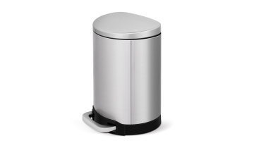 polishing coating steel trash can