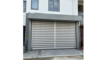 aluminum garage intelligent high speed spiral door with manual buttons1