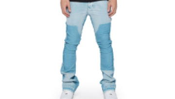 Custom High Street Color Block Spliced Washed Denim Pants Retro Loose Casual Trousers Mens Oversize Jeans1