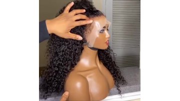 Wholesale Brazilian 13x6 HD Human Hair Transparent Lace Front Wig for Black Women, Deep Wave 13*4 HD Swiss Lace Frontal Wigs1
