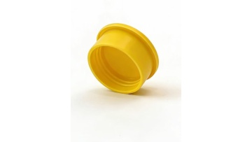 Yellow Plastic Protective Cap Plug Mold