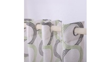 High quality newest design customized embroidery curtain for windows1