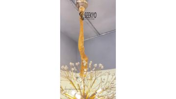 Dandelion shaped chandelier