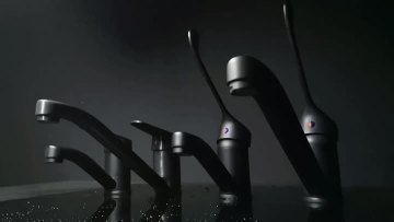 Black Stainless Steel Basin Faucet