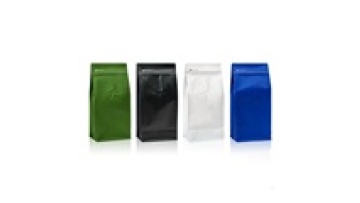 Custom Printed Roasted Bean Flat Bottom Zip Lock Coffee Packaging Bags With Valve 8oz 12oz 16oz Mocha Coffee Bags1