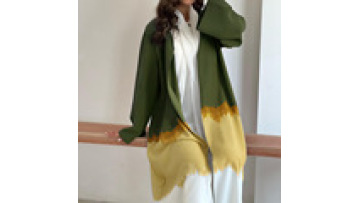 Top Selling Open Abaya Women Muslim Dress Long Maxi Gradient Color Dress Women Traditional Muslim Clothing Open Abaya1