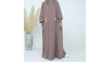 Eid Muslim Dress for Women Eid Abaya Morocco Ramadan Jilbab Hooded Prayer Dresses Kaftan Islam Dubai Arab Long Robe 20241