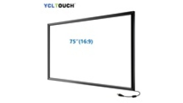 YCLTOUCH high precision 75 inch multi touch IR touch open frame overlay for teaching1