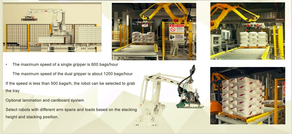 Robot Palletizing Parameters