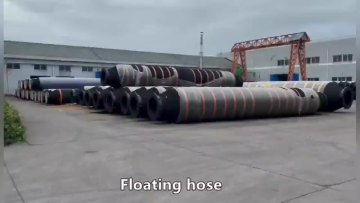 20 inch 40 feet Marine Self Floating Flexible rubber hose pipe for sand mud slurry dredging1